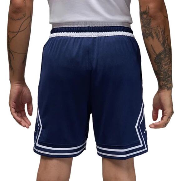 Jordan Sport Diamond Mesh Dri-Fit Men Shorts Size Medium Navy White HF9910-410 - Picture 3 of 5